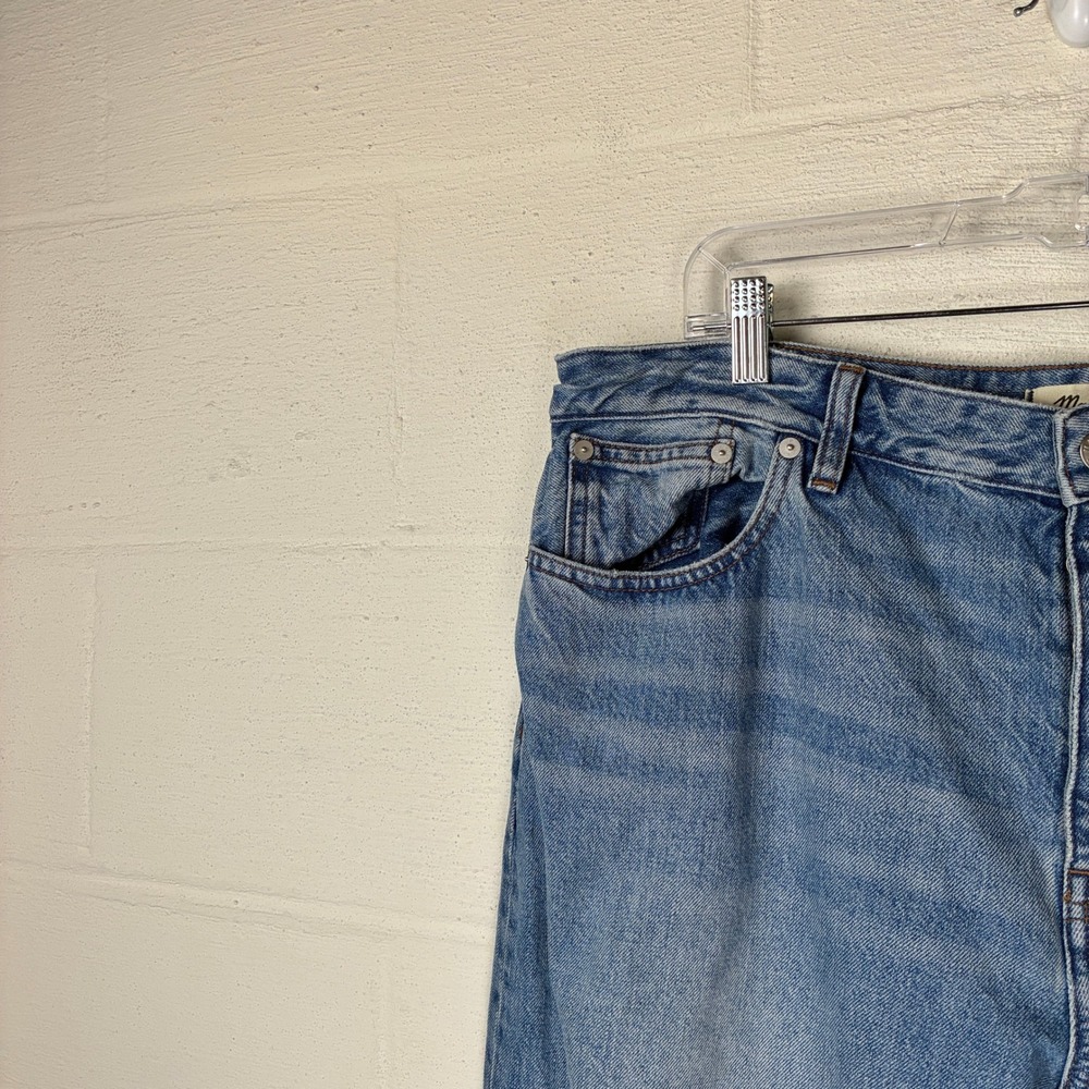 Madewell Womens The Curvy Darted Barrel Leg Jean Size 32 Blue - Picture 5 of 16